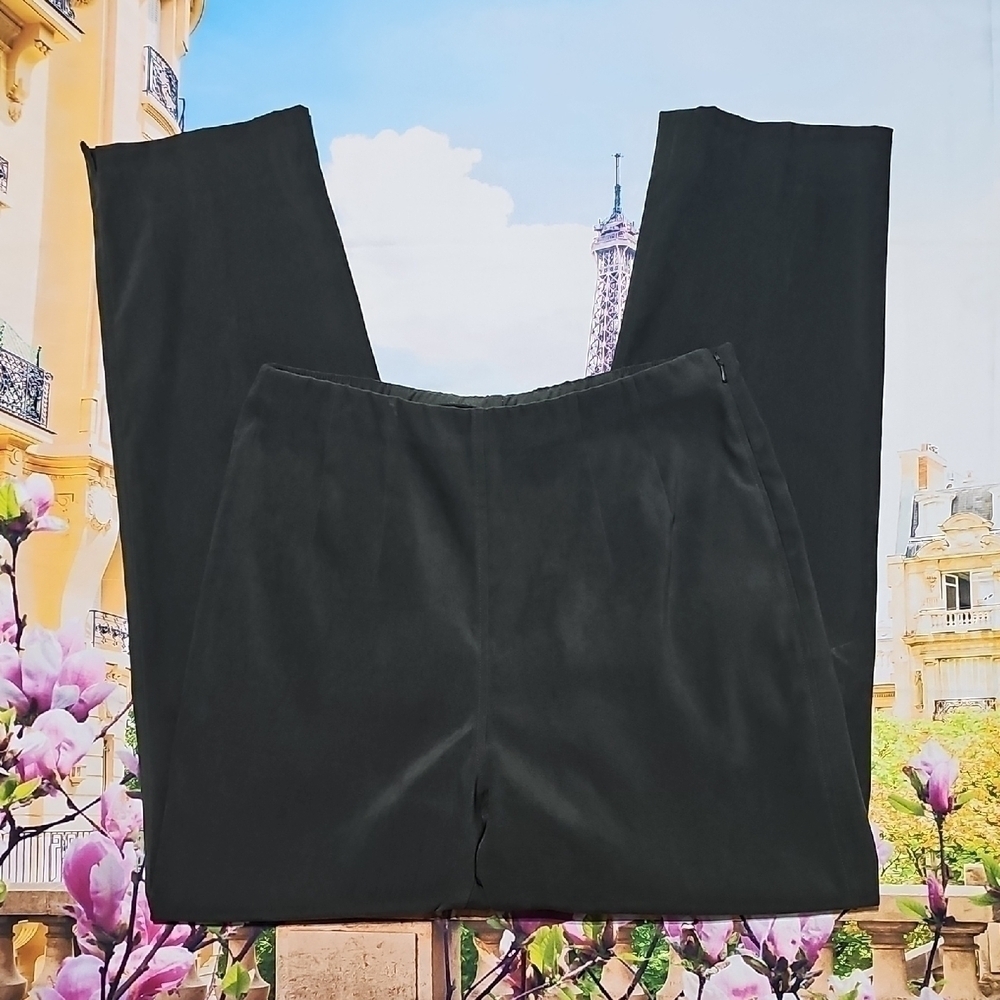 Sigrid Olsen Green Suede Pants Size 8